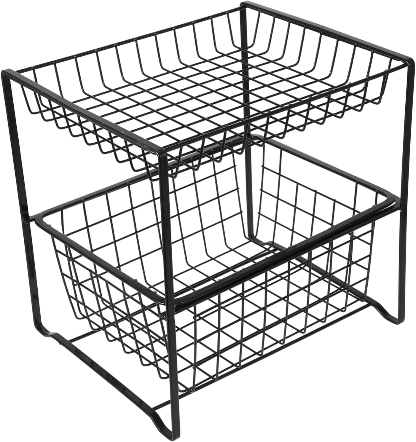 Garneck under Sink Organizer Shelf for Kitchen and Bathroom Multi-functional Storage Easy Access and Simple Installation and Sturdy Design for Cleaning Supplies and Essentials