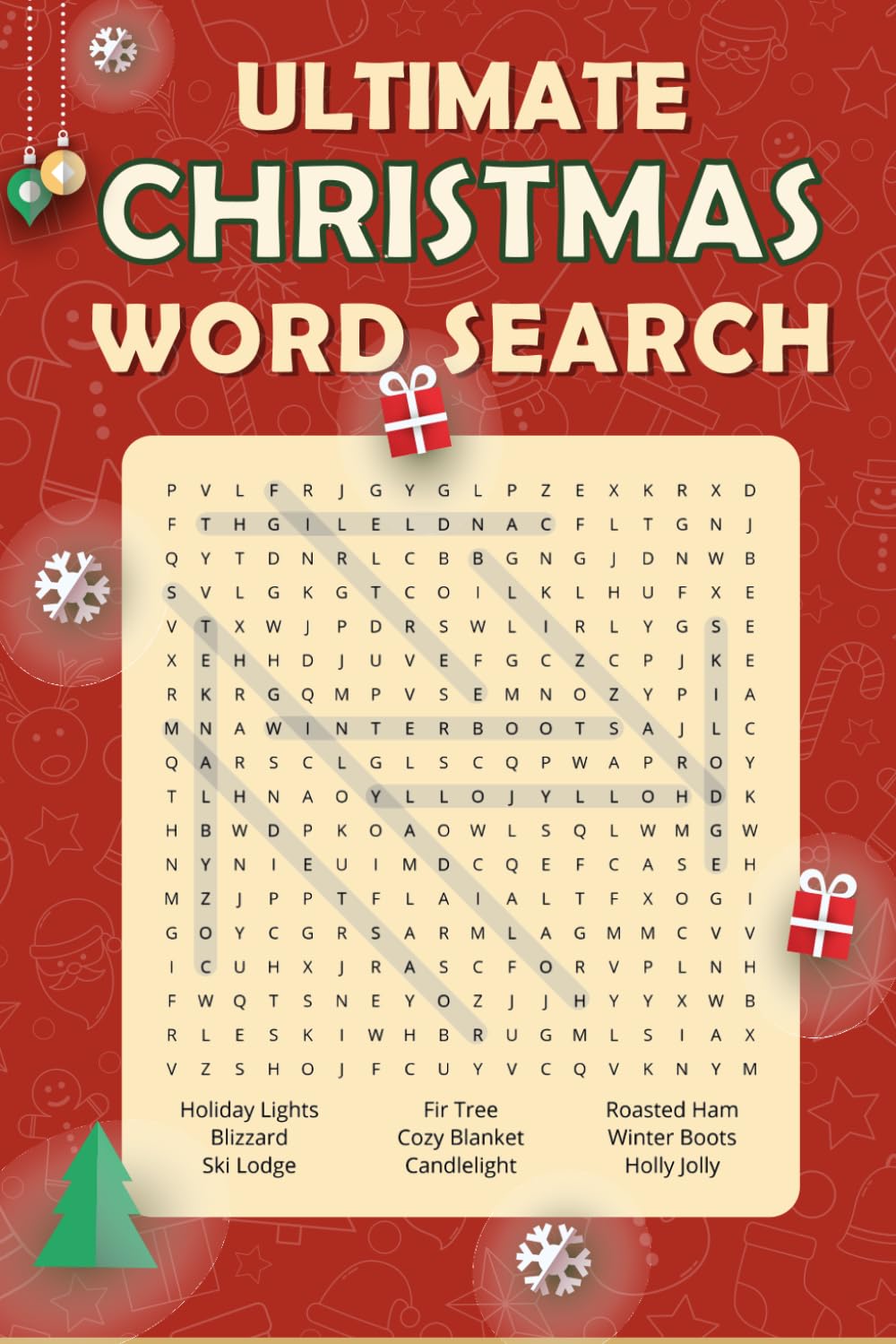 Ultimate Christmas Word Search Book: A Perfect Christmas Activity Book for Family, Classrooms, Parties | Fun Word Puzzles to Celebrate the Season | 6x 9 110 Pages