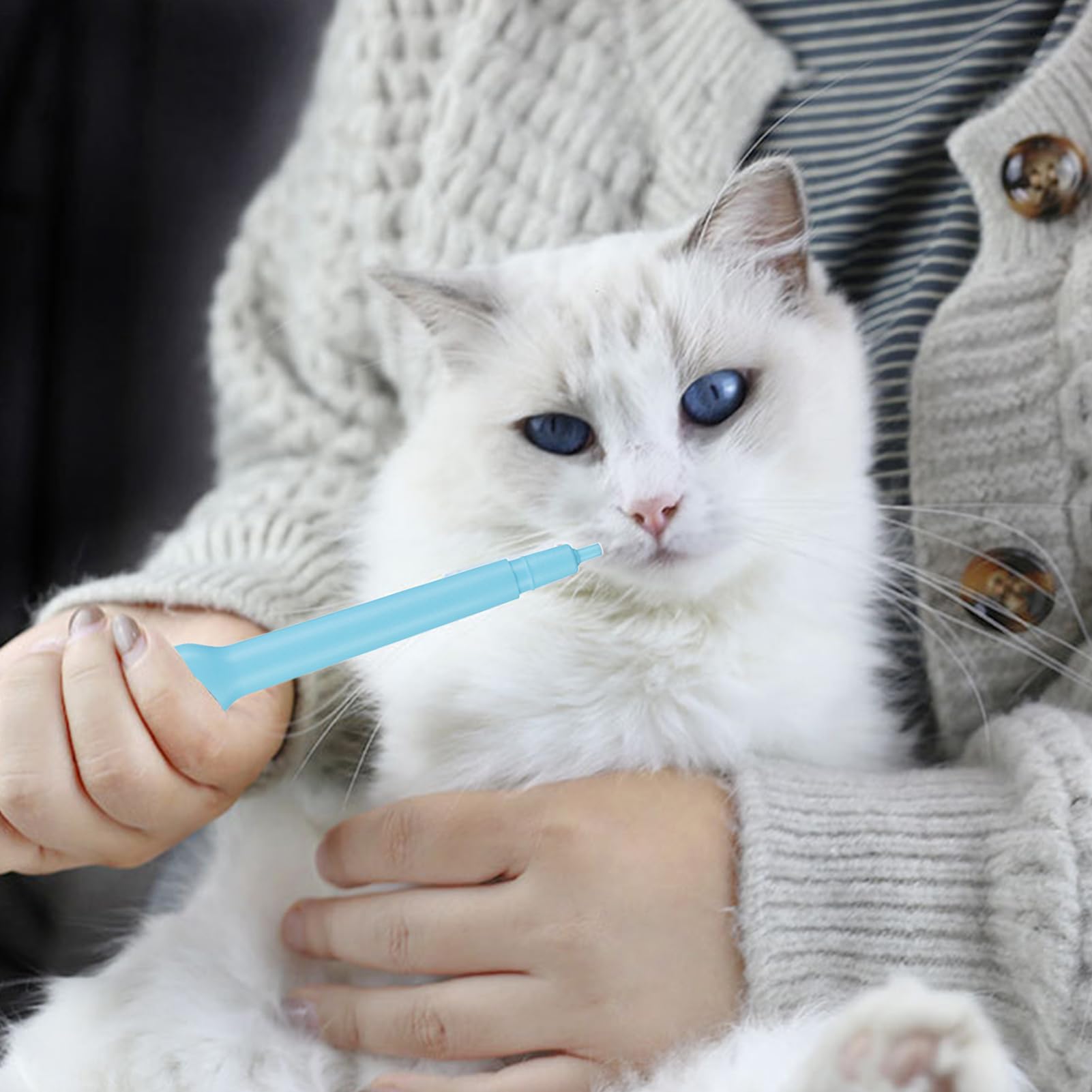 Sparacompresse Per Gatti – Pilloler Portatile A Pistola, In PP E Silicone, Per Cani E Cuccioli. Ideale Per Sverminatore E Farmaci, Uso Casa E Viaggio
