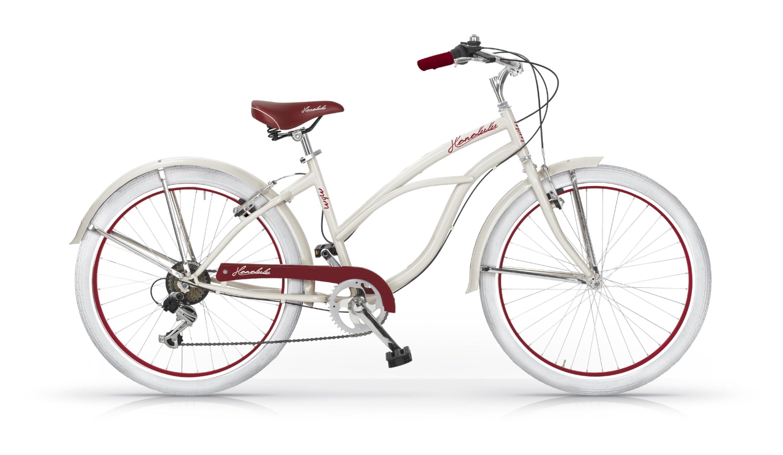 Bicicletta Cruiser MBM Honolulu Donna Ruota 26" Cambio 6 Velocità