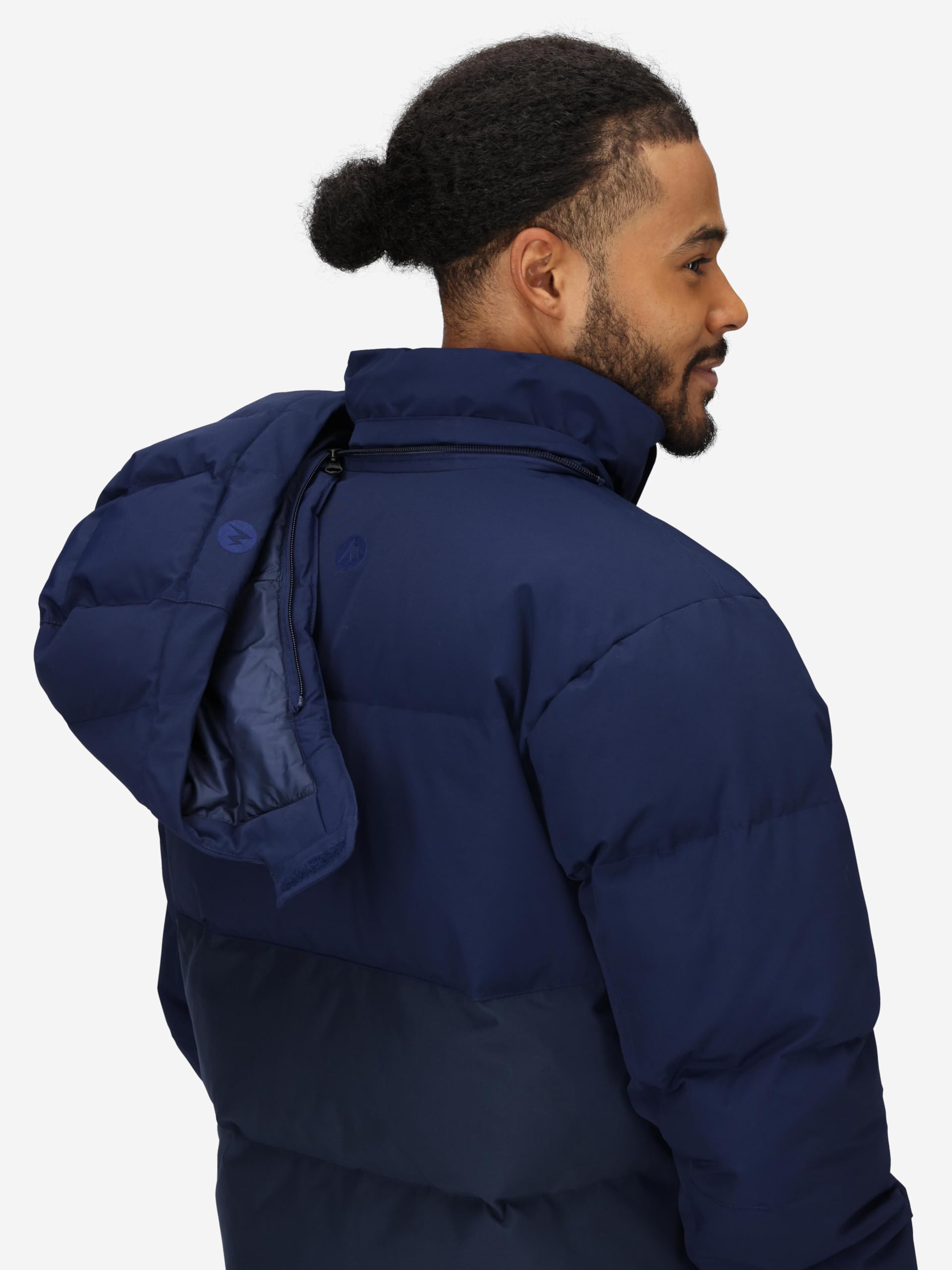 Marmot Fordham Jacket Piumino caldo, cappotto invernale con cappuccio isolato, parka antivento, giacca leggera e impacchettabile per esterni Uomo (Pacco da 1)