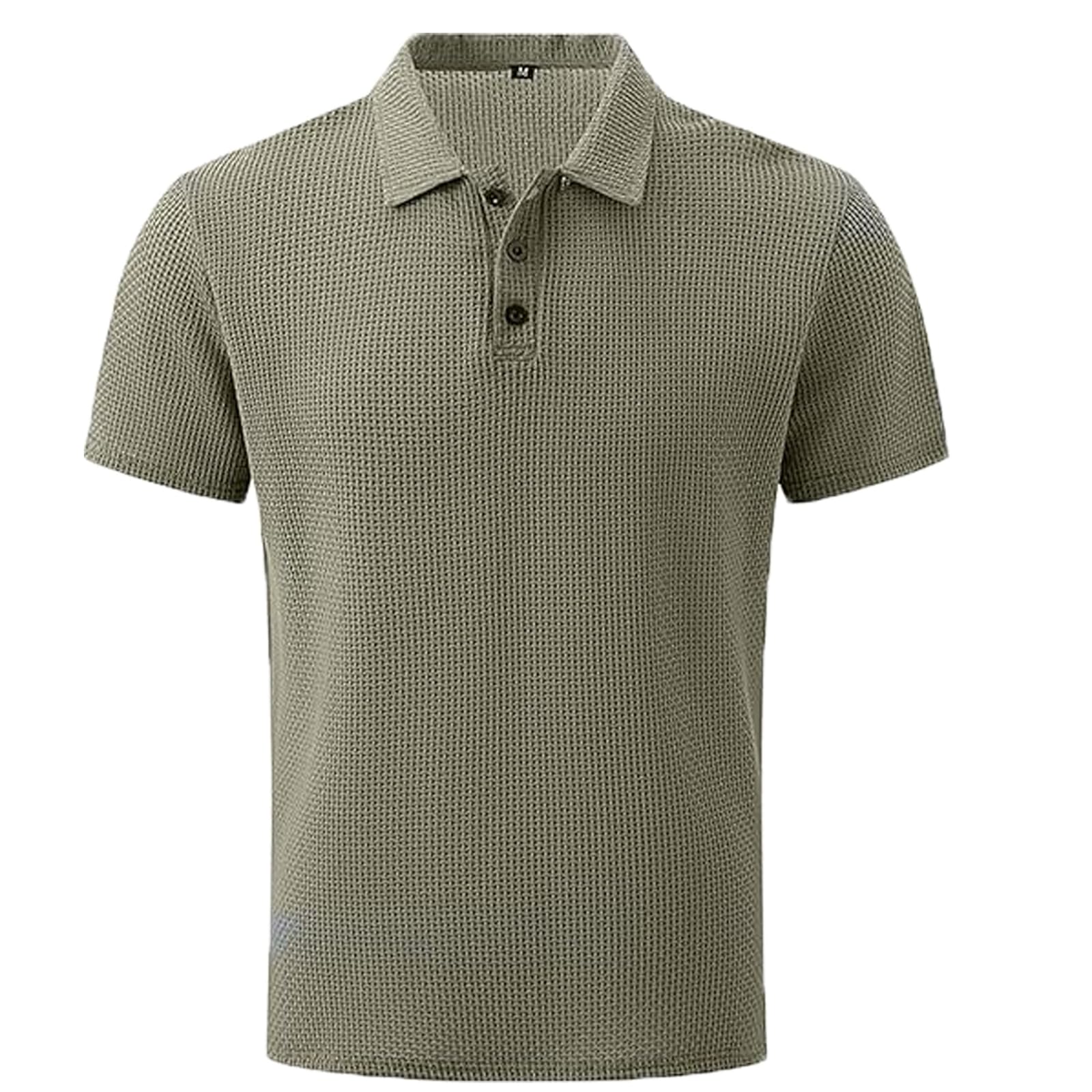 Elavure - The Prestigio Polo Shirt, Men's Short Sleeve Solid Stretch Pique Polo Shirt,Business Casual Workout Tshirt