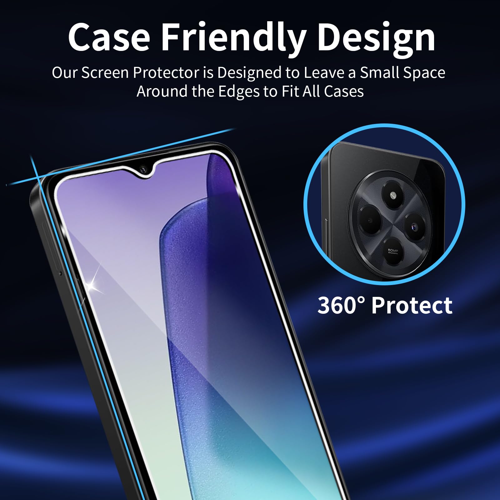 Per Xiaomi Redmi Note 7,Curvo Privacy Vetro Temperato Protezione Schermo ( Pacco