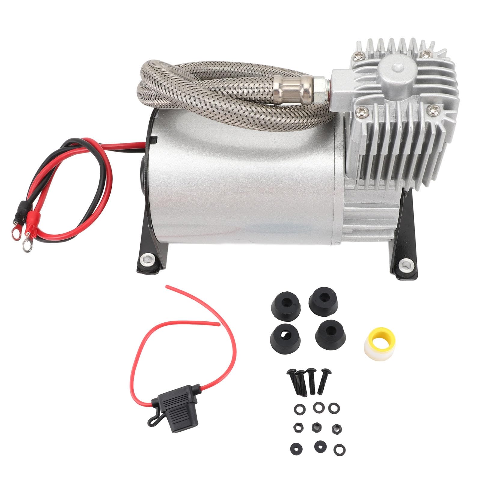 Compresor de Aire de Bocina de Metal Premium 150 PSI, Adecuado para Vehículos, DC 12 V 24 V, Trenes, Camiones, Furgonetas, Yates