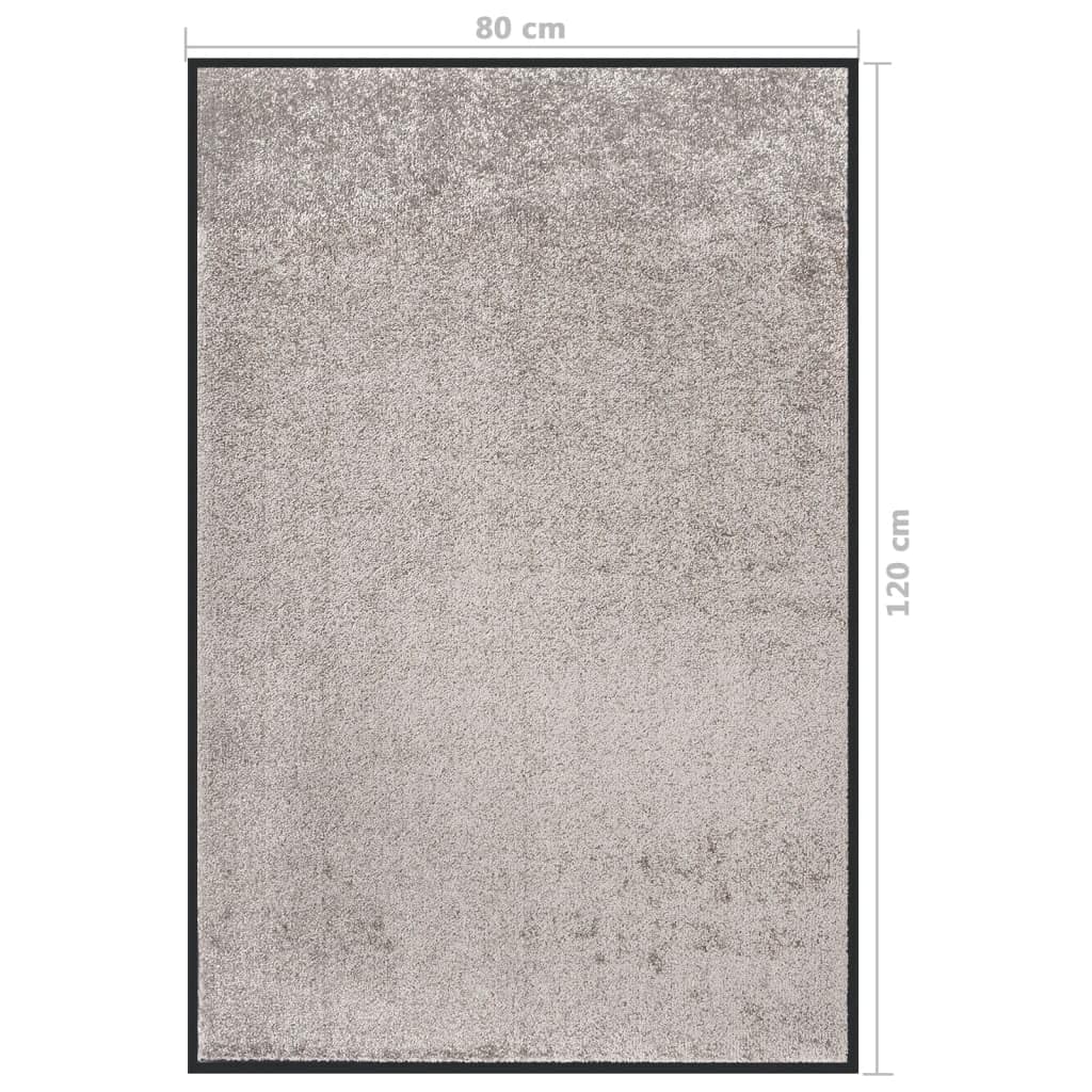 Maison & Jardin - Paillasson Gris Format 80x120 cm
