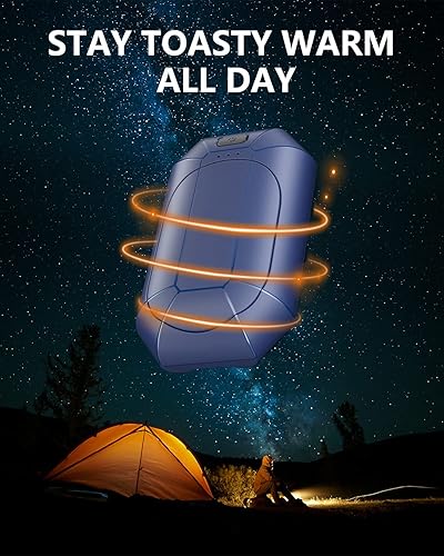 Miniatura 7 de Hand Warmers Rechargeable, Dnaleao 2 Pack 4000mAh Electric Portable Pocket Heater, Heat Therapy Great for Outdoors, Hunting, Golf, Camping, Warm