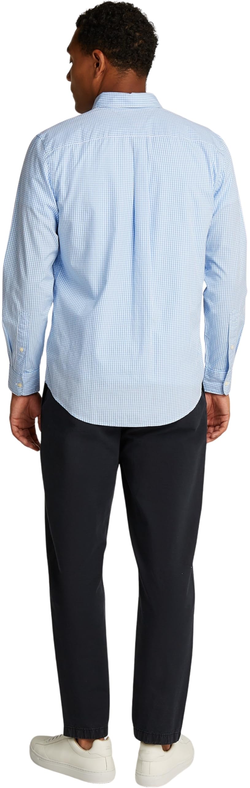 Tommy Hilfiger Uomo Camicia Flex Poplin Gingham Regular Fit