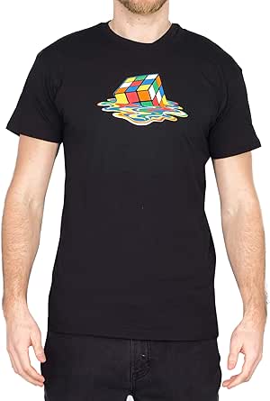 Art-O-Rama - Rubick’s Cube Melting Sheldon Cooper’s T-Shirt– Art-O-Rama - Foto 2