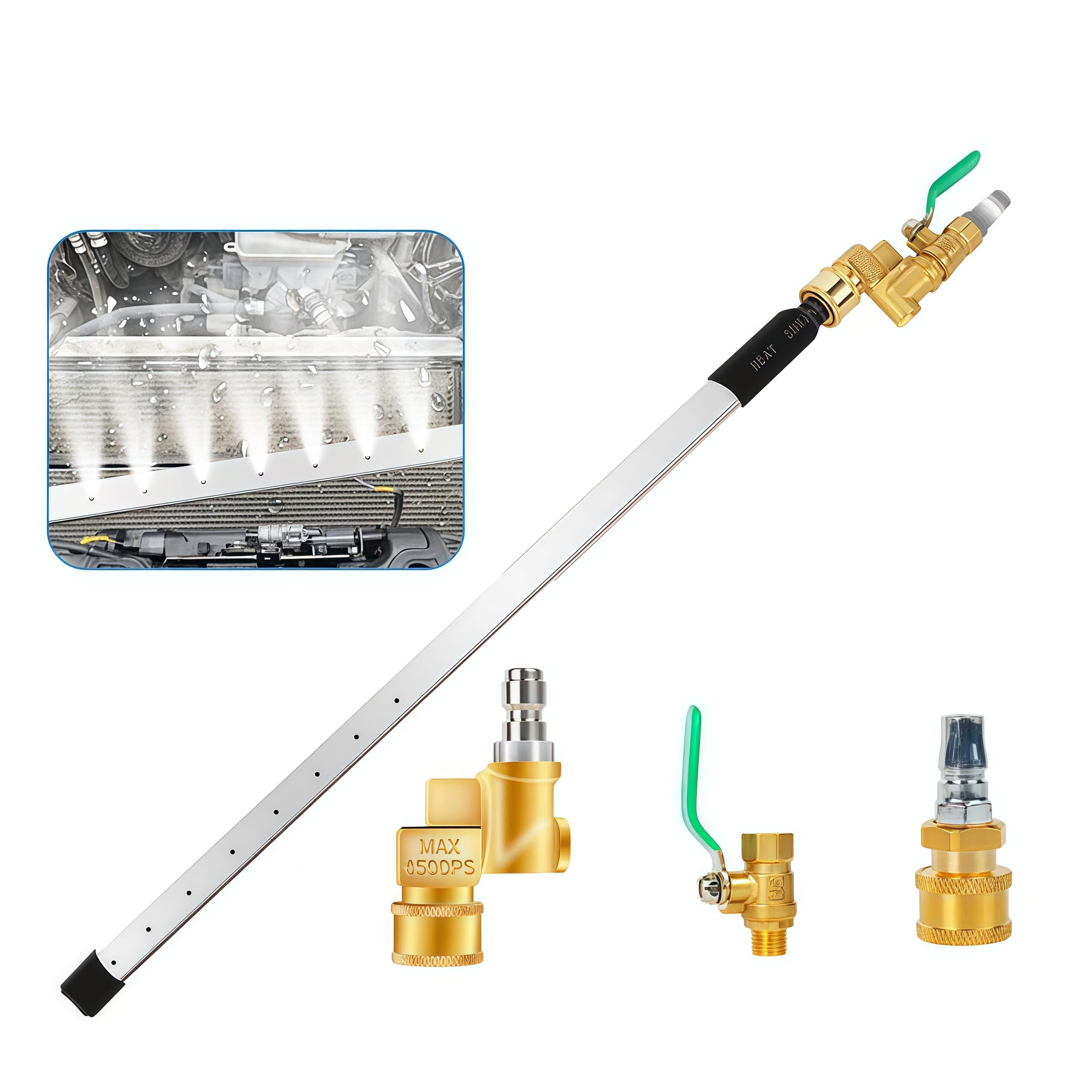 Bacchetta per la pulizia del radiatore per auto (100 cm)