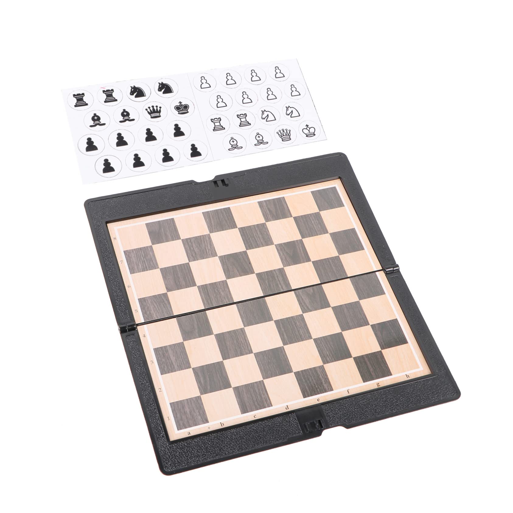 FOYTOKI Portable Chess Game 2 Pack Foldable International Chess for Travel Parties and Collectors