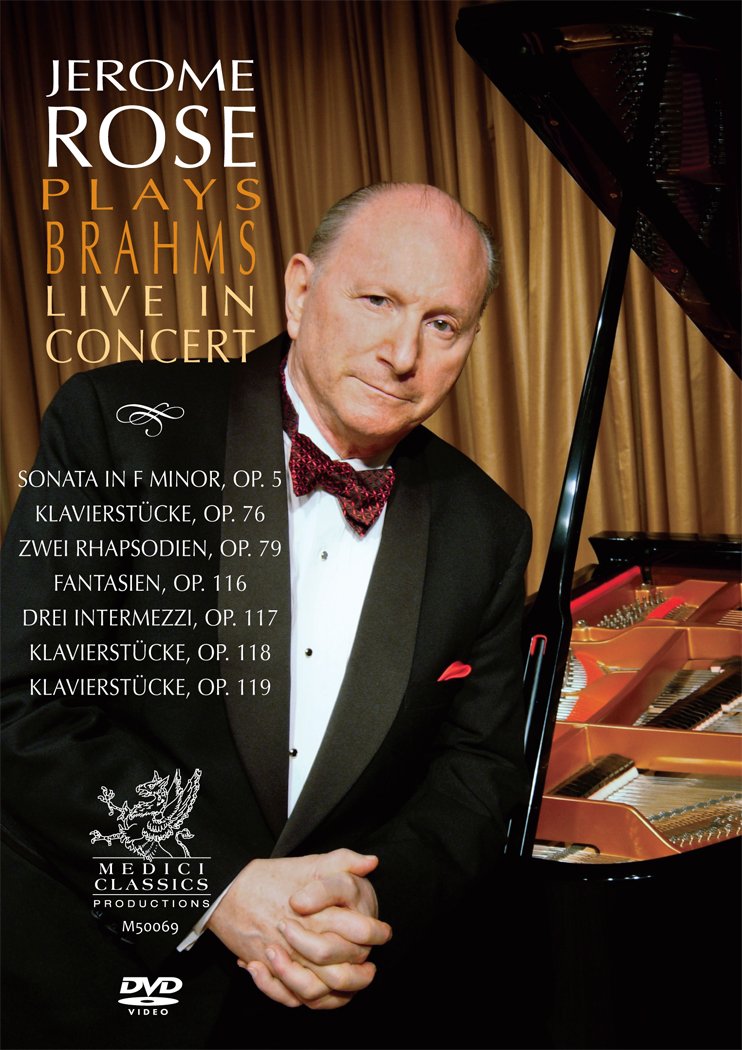 Jerome Rose Plays Brahms Live in Concert (DVD)