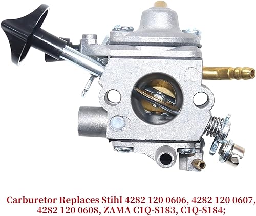Miniatura 3 de Carburador C1Q-S183 con herramienta de ajuste de carburador Reemplazar Zama C1Q-S184, 4282-120-0606, 4282-120-0607, 4282-120-0608, 4282-120-0611