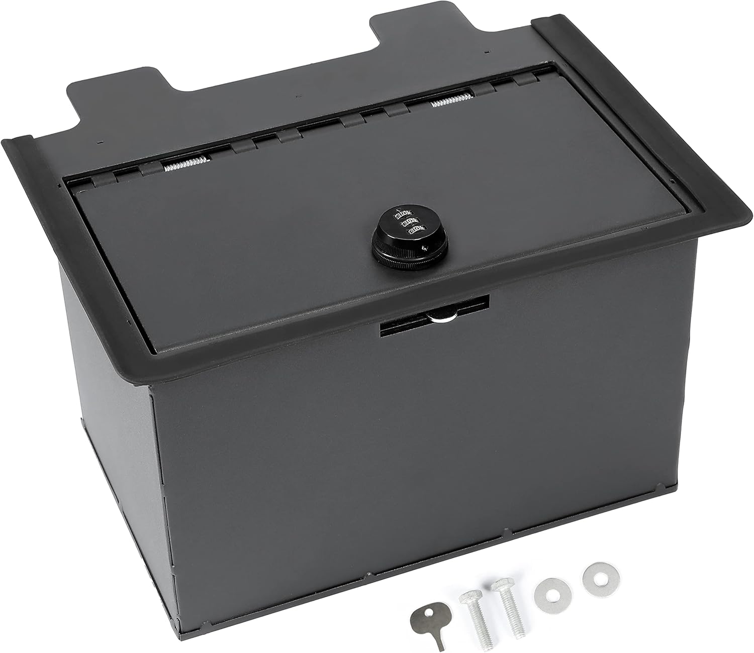 ALMULOO Center Console Safe Compatible with 2019 2020 2021 2022 2023 GMC Sierra 1500 2500 HD 3500 HD Chevrolet Silverado 1500 LTD 2500 HD 3500 HD Replacement for 84081567