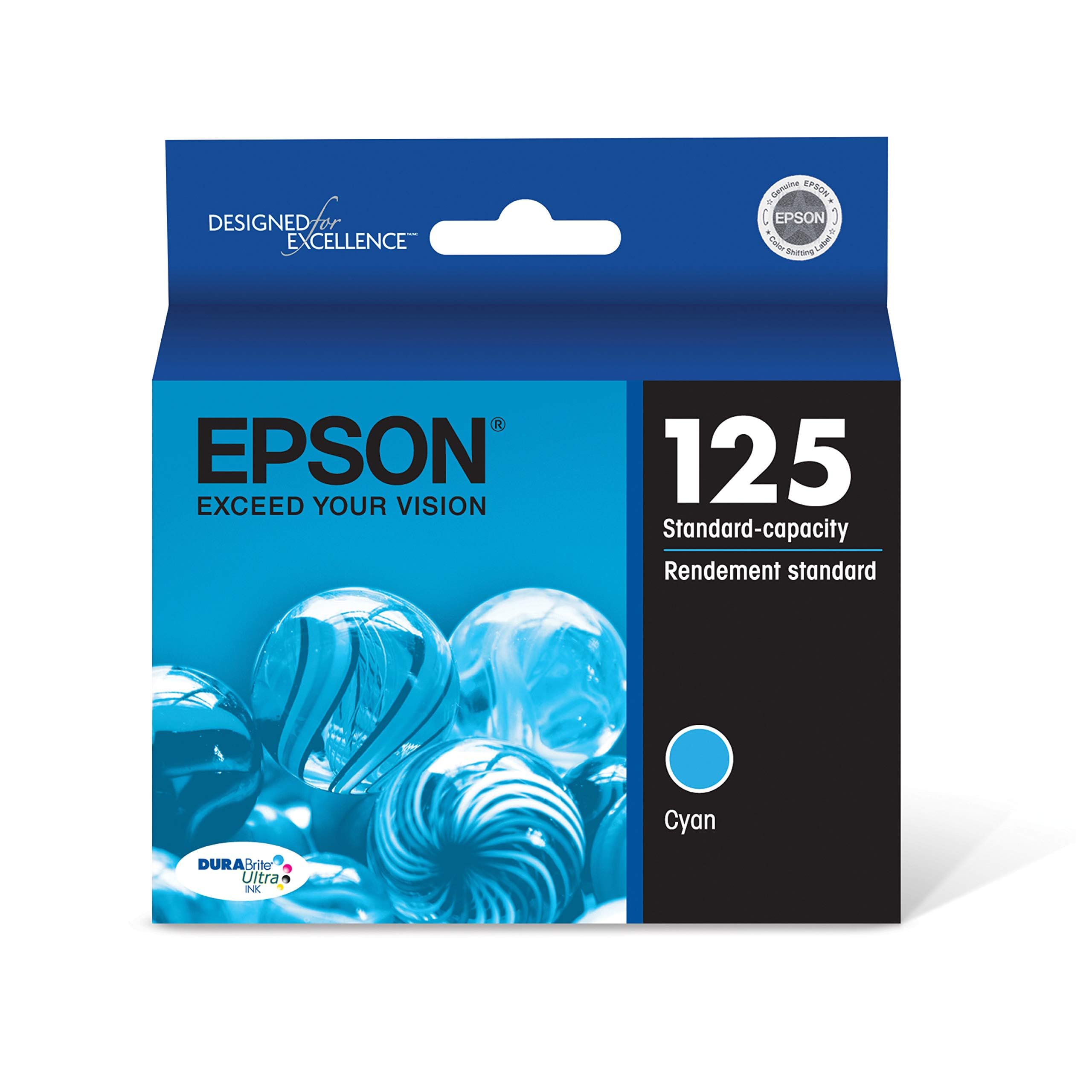 Amazon.com: EPSON 125 DURABrite Ultra Ink Standard Capacity Cyan