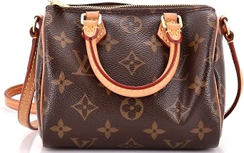Pre-Loved Speedy Bandouliere Bag Nano, Brown