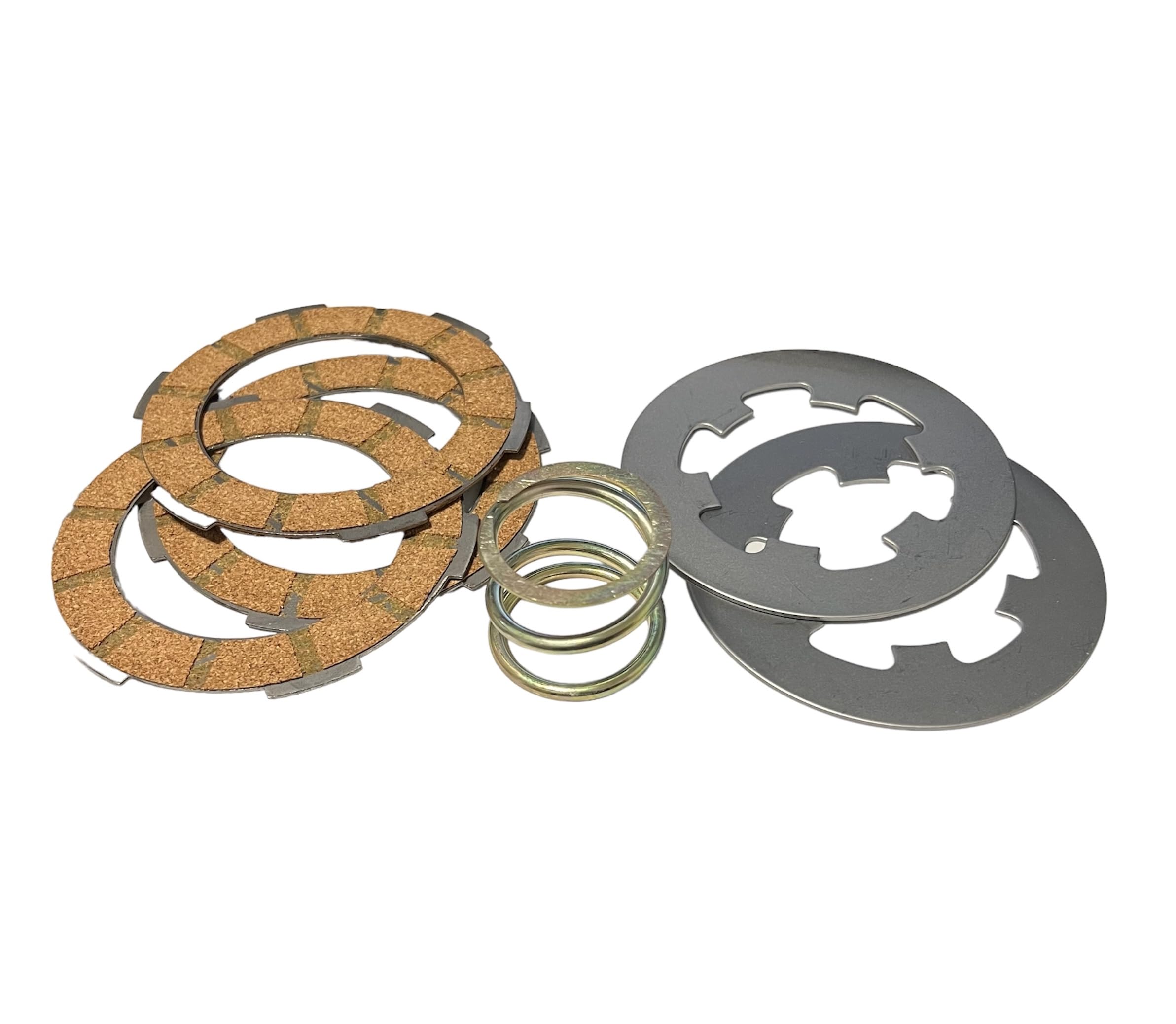 Kit Serie Dischi Frizione Completa con Molla per Vespa 50 125 Primavera Et3 Pk 50 125 Pk Xl 50 125 Ape 50