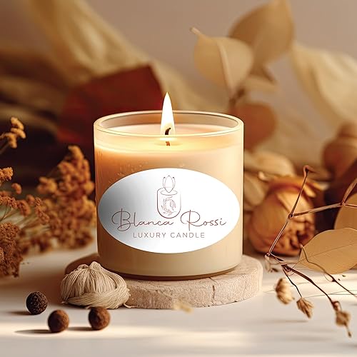 Miniatura 6 de Premium Label Supply Etiquetas ovaladas adhesivas blancas 333 x 2 pulgadas ovaladas compatibles con láserinyección de tinta 8 etiquetashoja 25 hojas