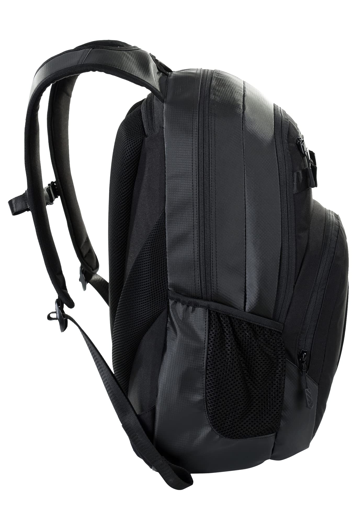 Nitro Chase - Zaino per la scuola con organizer, Schoolbag, con scomparto per laptop da 17 pollici, colore: nero, nero, 35L, Rucksack
