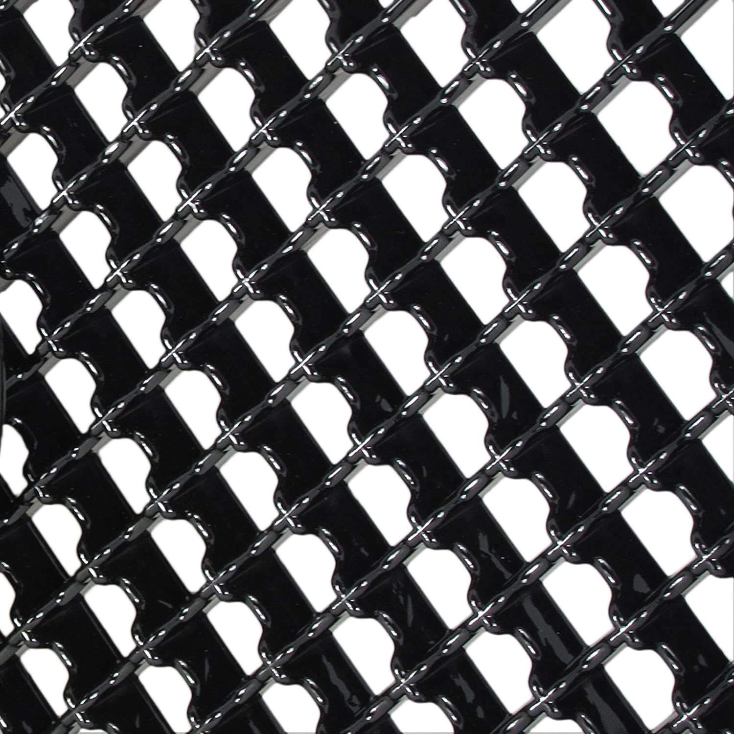 Spec-D Tuning Front Mesh Grill Hood Grille Glossy Black Compatible with 2003-2007 Cadillac Cts/Cts V 2003-2007