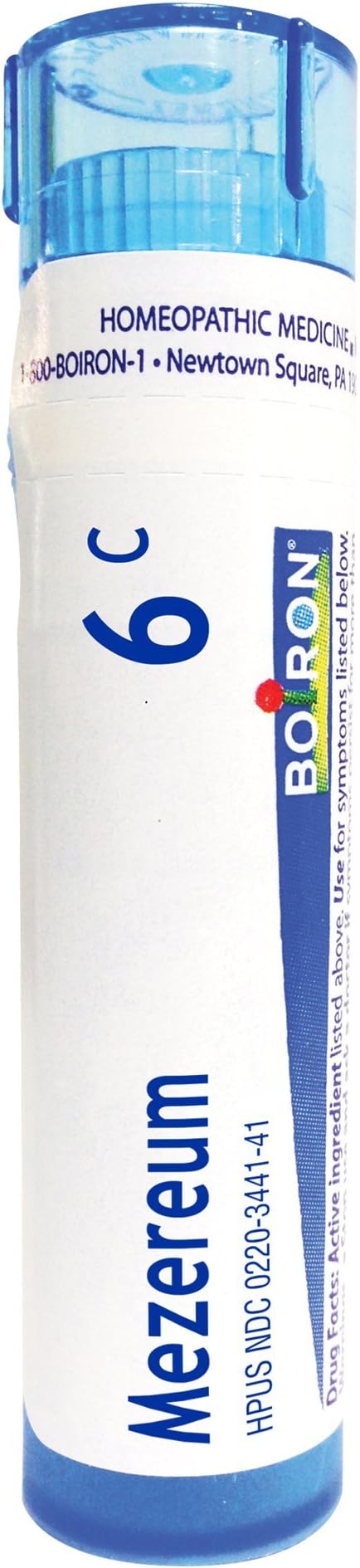 BoironMezereum 6C Homeopathic Medicine for Nasal Congestion - 80 Pellets