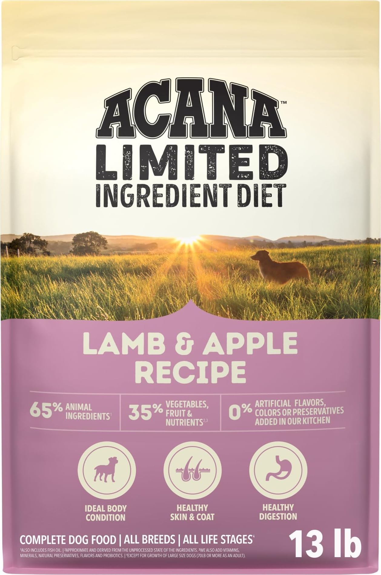 ACANA Singles Limited Ingredient Dry Dog Food Lamb and Apple
