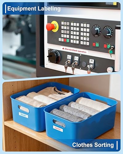 Vista 6 de BOYEEZON Paquete de 5 cintas de color laminadas de 0.019 in, compatibles con Brother P Touch TZe-131, 132, 133, 232, 233, 0.47