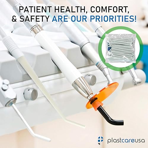 Miniatura 7 de Puntas de succión para aspirador quirúrgico dental, paquete de 3 tamaños de 100 unidades cada una (14 pulgadas y 18 pulgadas y 116 pulgadas)