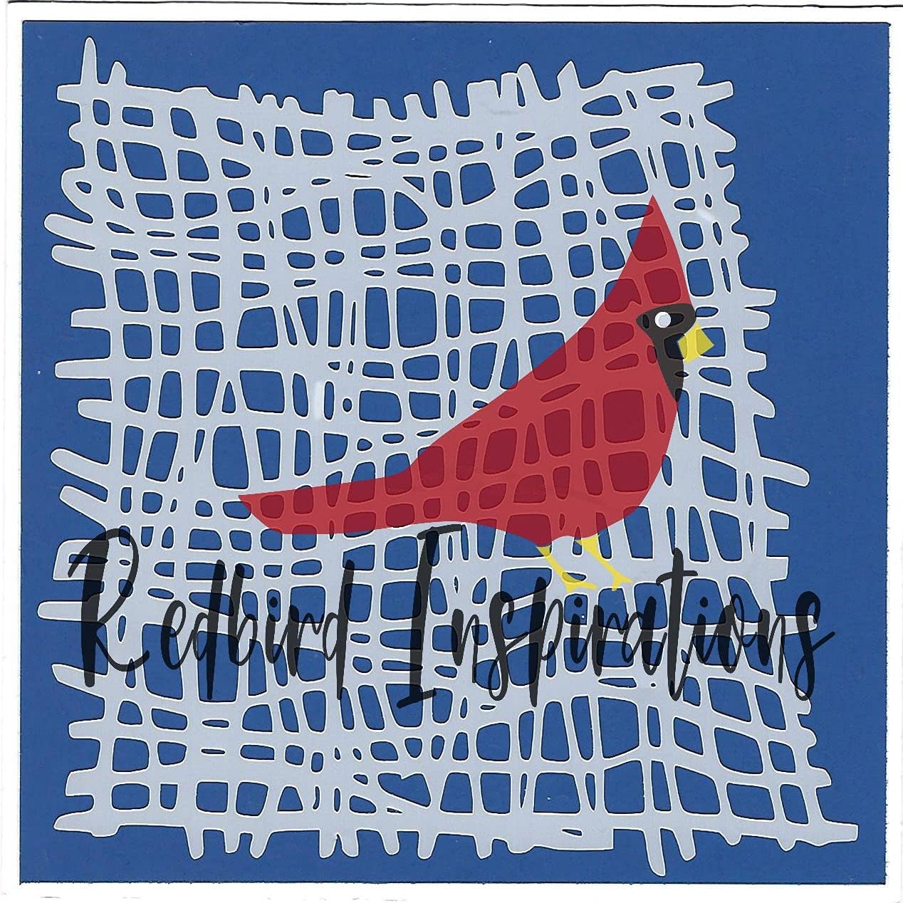 Redbird Inspirations Original Stencil, 6x6 Inch, Cheesecloth