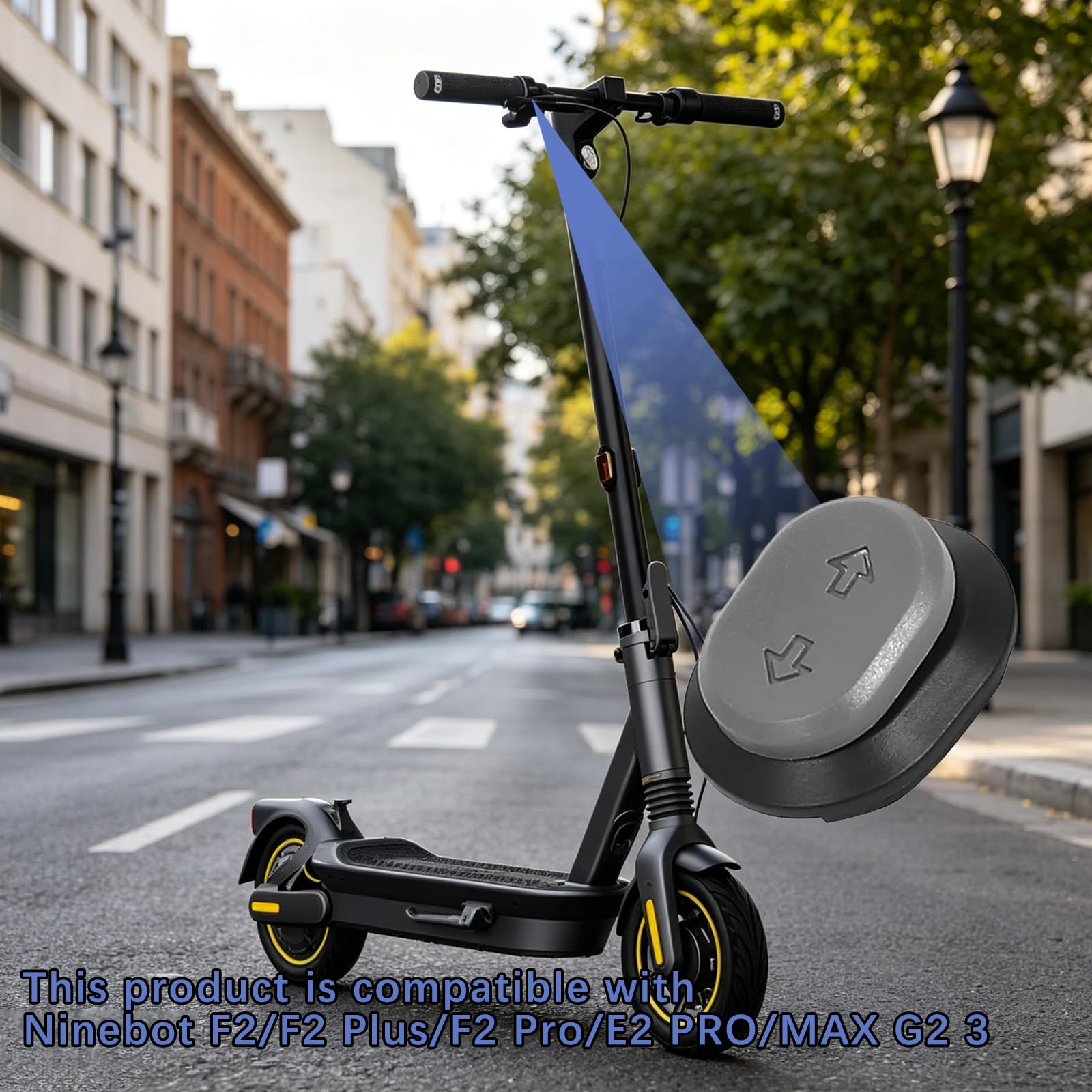Interruttore Freccia con Coperchio, per Scooter Ninebot F2 Plus Pro E2 Pro Max G2, Pulsante Ricambio Accessorio