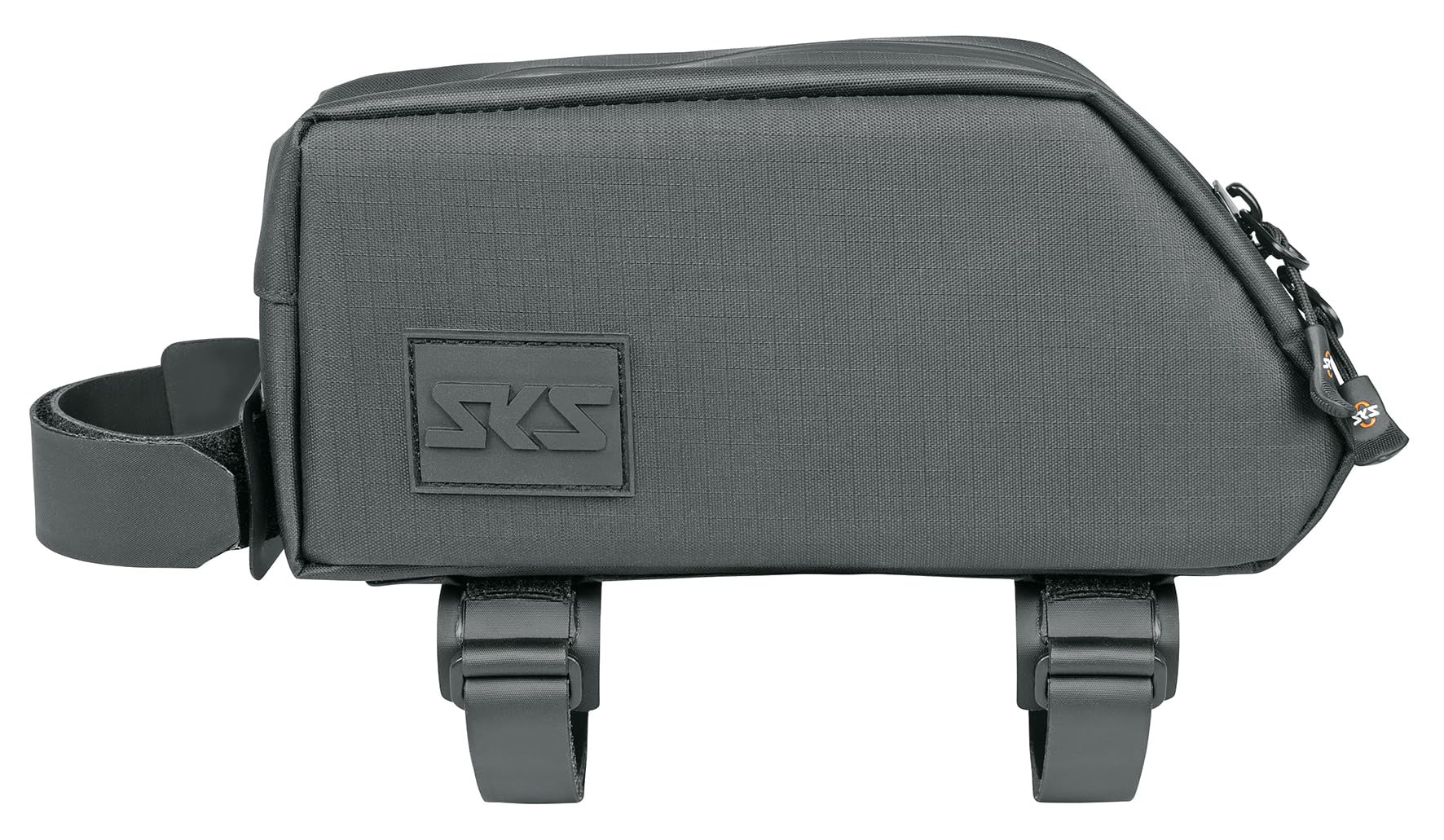 SKS GERMANY URBAN TOPTUBE Bag torba na górną rurę rowerową (wodoodporna torba rowerowa, skracane paski na rzepy, zabezpieczony przepust kablowy), czarna