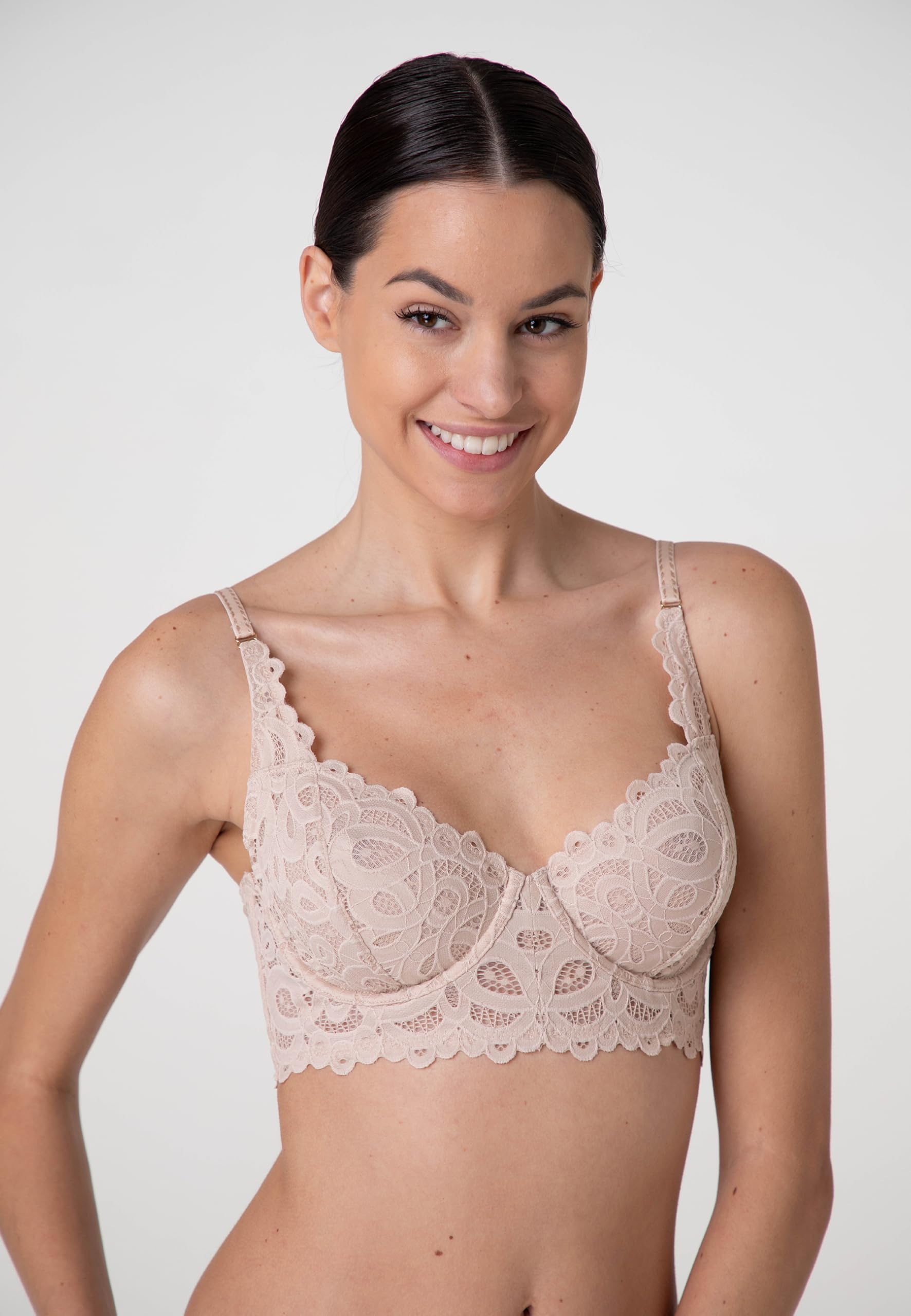 Lovable Reggiseno con Ferretto Non Imbottito in Pizzo, Dettagli Oro
