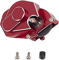 Vista 8 de DKKY SCX24 Caja de cambios completa de transmisión para Axial SCX24 Bronco C10 JLU Gladiator Deadbolt 1/24 RC Crawler piezas de actualización (plata)