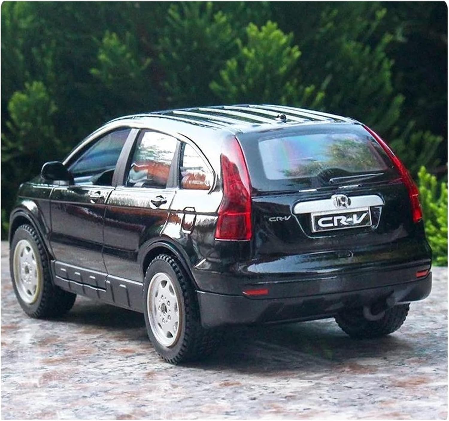 Scale car Model 1:32 for CRV SUV Alloy Scale Car Model Diecast Metal Simulation Vehicle Souvenir Suitable for Decoration(Black)