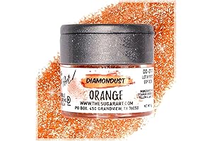 Orange Edible Glitter - Magical Finish for Any Treat