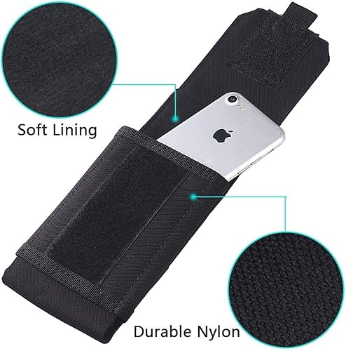 Miniatura 4 de IronSeals Funda táctica Molle para teléfono, bolsa resistente con parche de bandera para iPhone 17 Pro Max17 Pro1716 Pro Max16 Plus15 Pro Max14 Pro