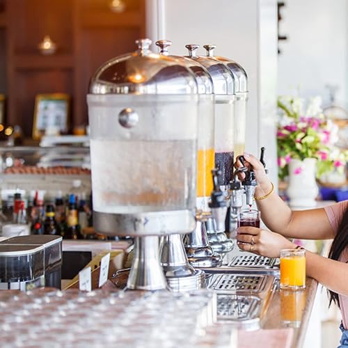 Miniatura 9 de Dispensador de leche para hotelDispensador de bebidas con grifo, recipiente de agua hermética de acero inoxidable de 8 litros con grifo, máquina de