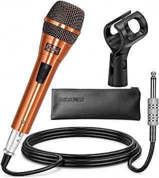 5 CORE Microphone Dynamic Cardioid XLR Wired Handheld Neodymium Mic
