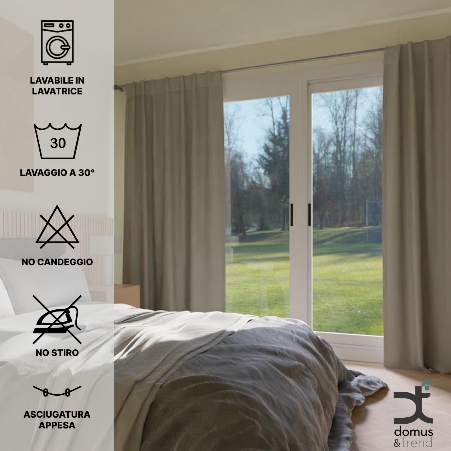 domus&trend - Tende per Interni Casa in Poliestere a Nido d'Ape, 1