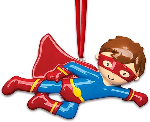 Miniatura 9 de Adornos personalizados de superhéroe para árbol de Navidad, adornos de Navidad de superhéroes, adornos de superhéroes de Navidad, adorno de