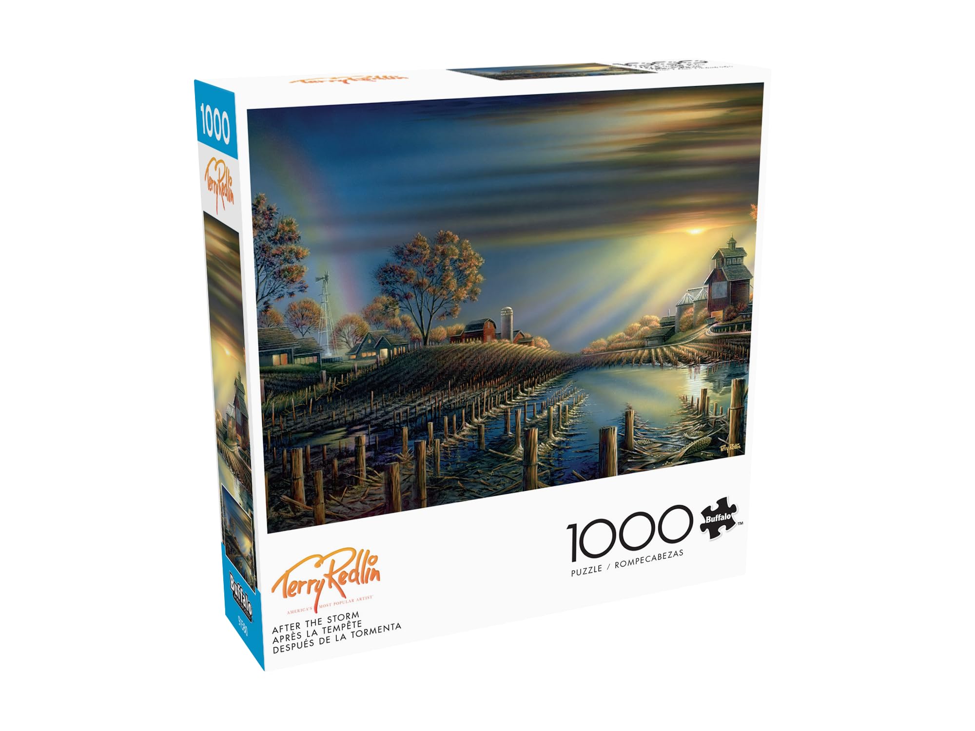 Buffalo Games - Terry Redlin – After The Storm – Puzzle de 1000 pièces pour Adultes – Puzzle Stimulant Parfait pour Les soirées de Jeu – La Taille finie est de 68 x 50 cm