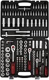 KS Tools 917.0779, 179-piece Socket Set - 1/4 Inch / 6.35 mm + 3/8 Inch / 9.5 mm + 1/2 Inch / 12.7 mm - 6