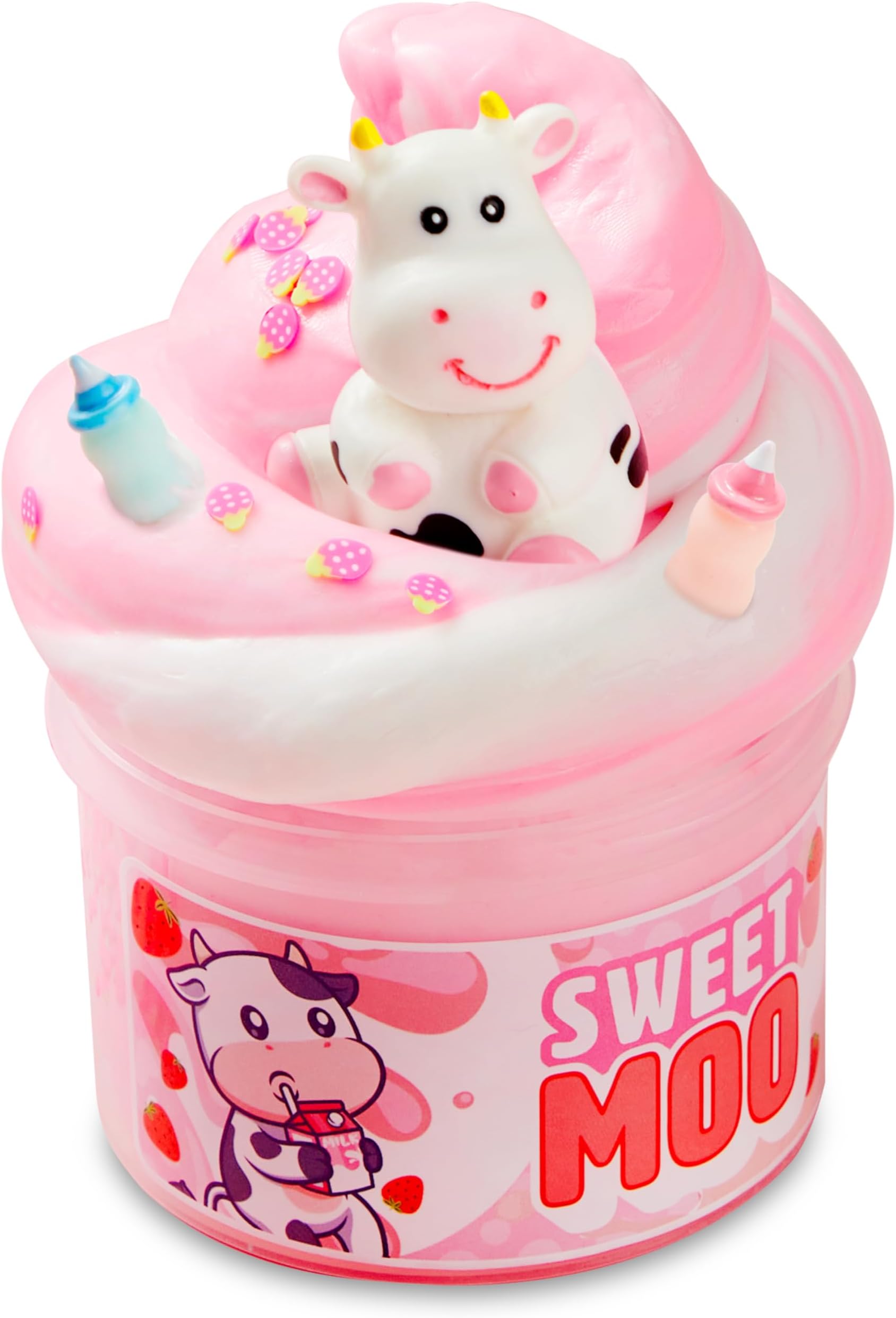 Strawberry Cow Butter Slime