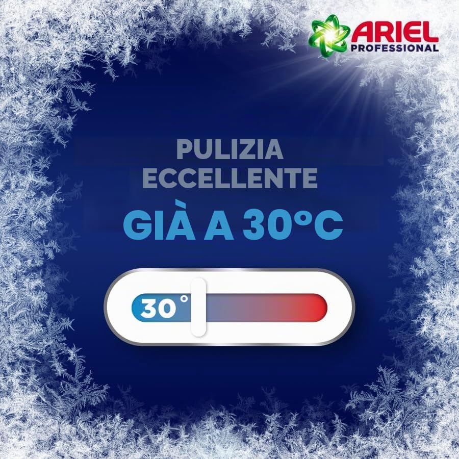 Ariel Detersivo professionale in polvere universale + combatte tutti i tipi di macchie di grasso, per uso professionale