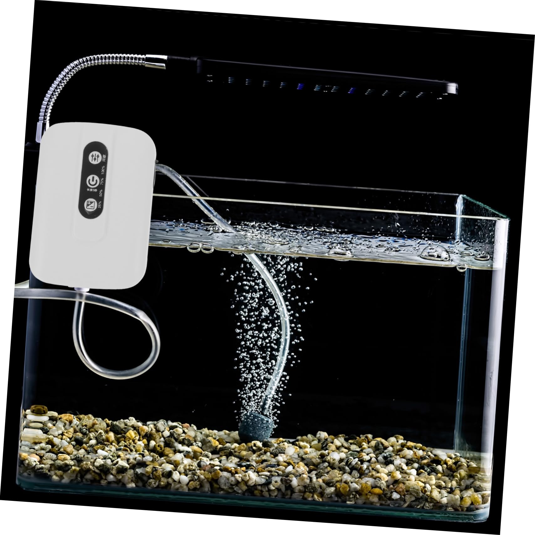POPETPOP 1 Juego De Bomba De Oxígeno para Pecera Tanque De Peces De Plástico Bomba De Aire para Acuario Bomba De Aire Portátil Suministro De Oxígeno para Pecera Aireador para Pecera