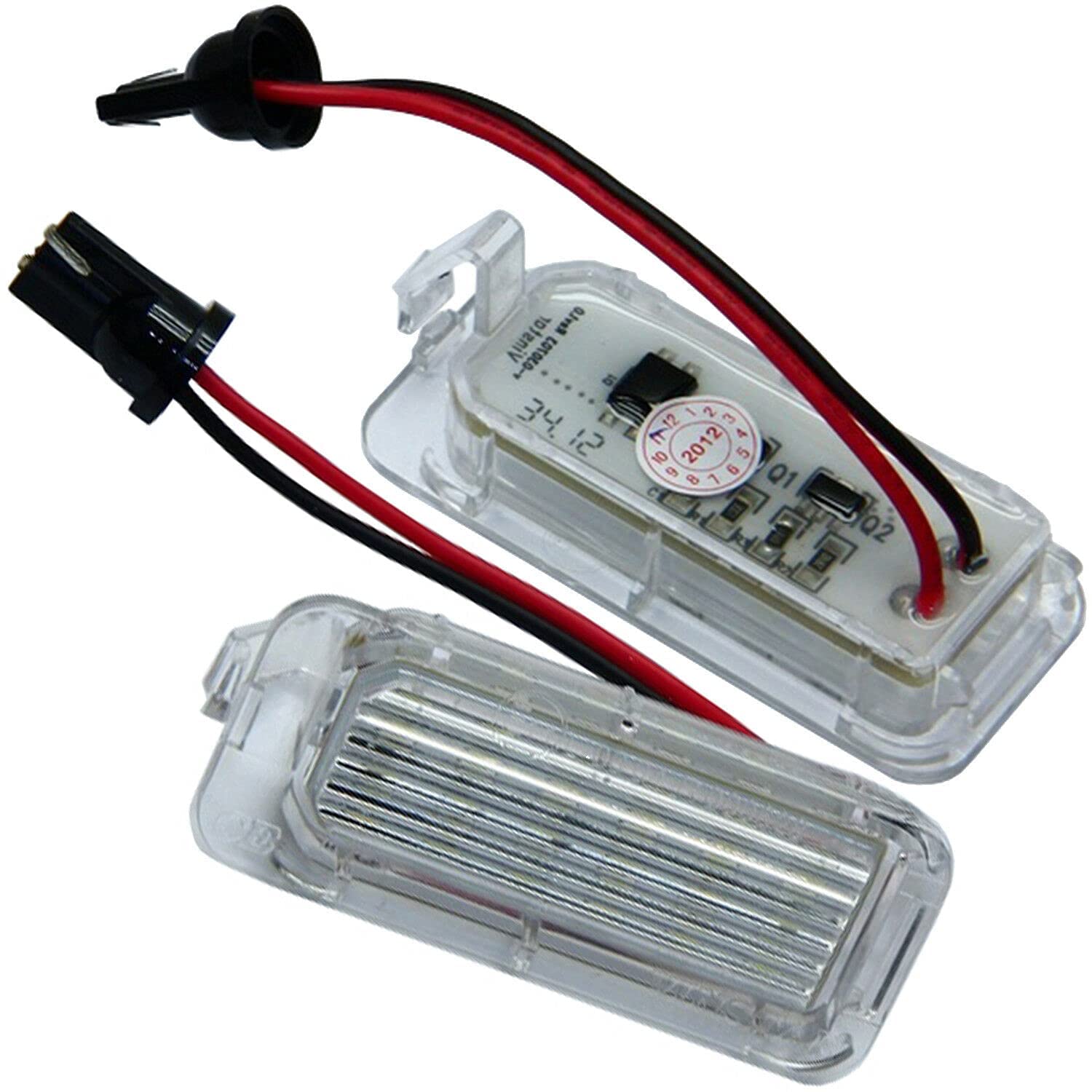 Recambo o?wietlenie LED tablicy rejestracyjnej pasuje do Ford Ecosport | Edge | Fiesta | Figo | Ka+