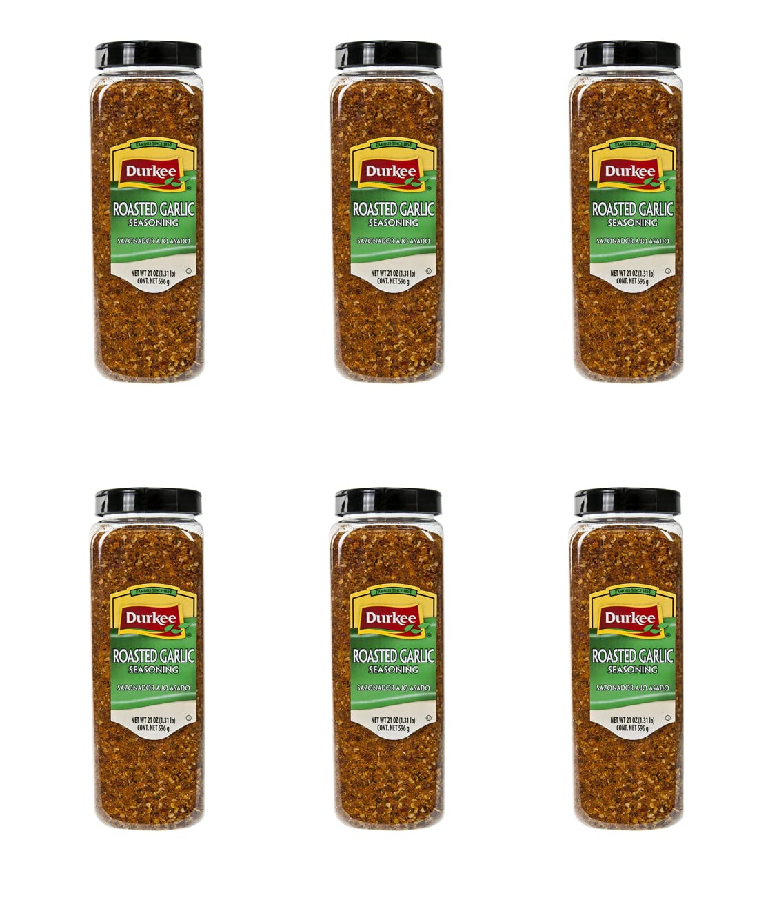 Durkee Roasted Garlic Seasoning 21 Ounce (Pack of 6)