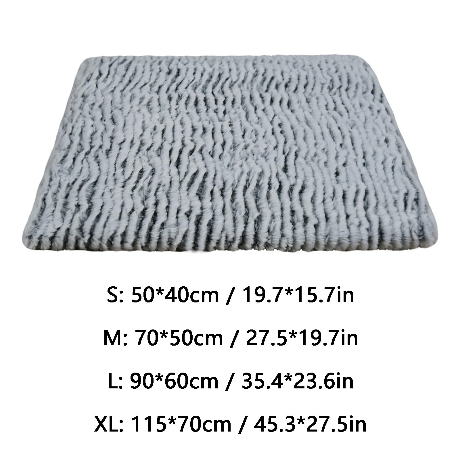 2 Stück, Selbstwärmende Haustiermatte, Selbstheizendes Hundekissen, Kein Strom Erforderlich, Weich und Bequem, für Verschiedene Haustiere(X-Large)