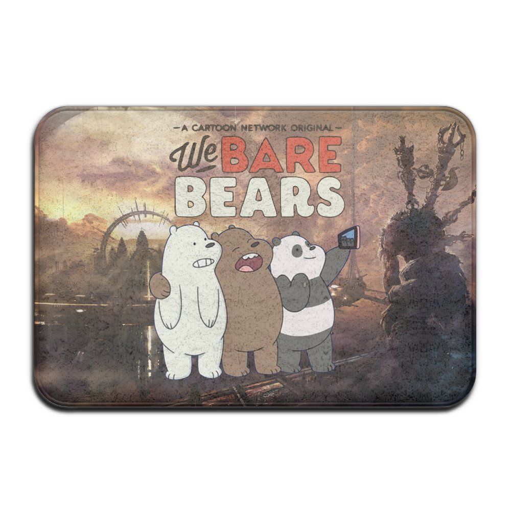 We Bare Bears Non-slip House Garden Gate Carpet Door Mat Floor Pads