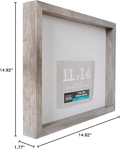 Miniatura 8 de MICHAELS Caja de sombra Belmont gris de Studio Décor