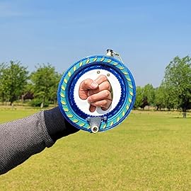 Kaiciuss Beach Single Line Butterfly Kite & Wheel Set for Kids & Adults Large, 55 X 28 Butterfly and 7.1 Spool Include Safety Lock with 650 FT Strong Line